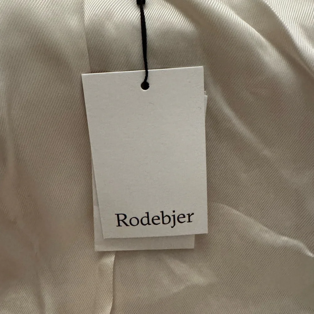 Rodebjer fringed-edge single-breasted blazer Cream Color Size XS - NWT - Picture 7 of 8